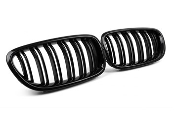 Nerki grill BMW F10 F11 Gloss black 11-17