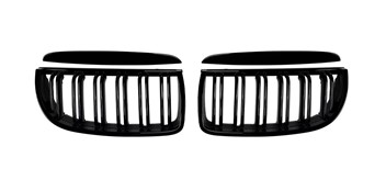 Nerki grill BMW E90 E91 Gloss Black 05-08
