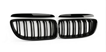 Nerki grill BMW E90 E91 Gloss Black 05-08