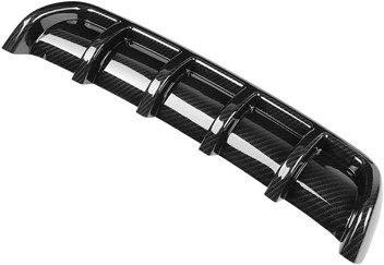 Uniwersalna dokładka pod tylny zderzak - carbon